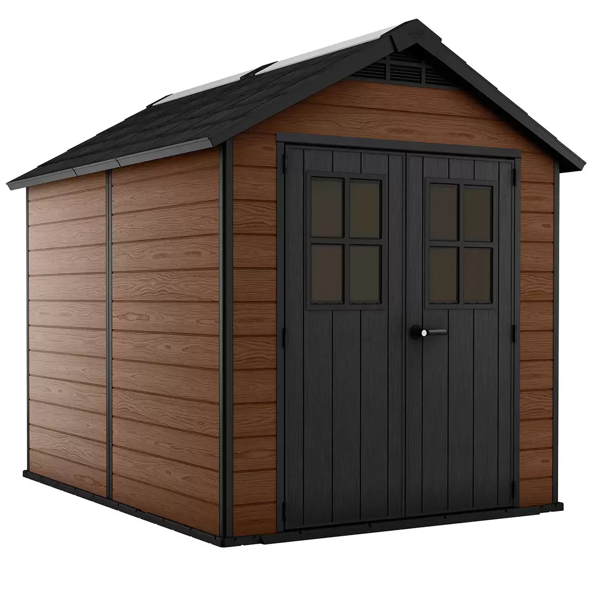 Keter Newton 7 x 9ft Double Door Outdoor Apex Plastic Garden Shed