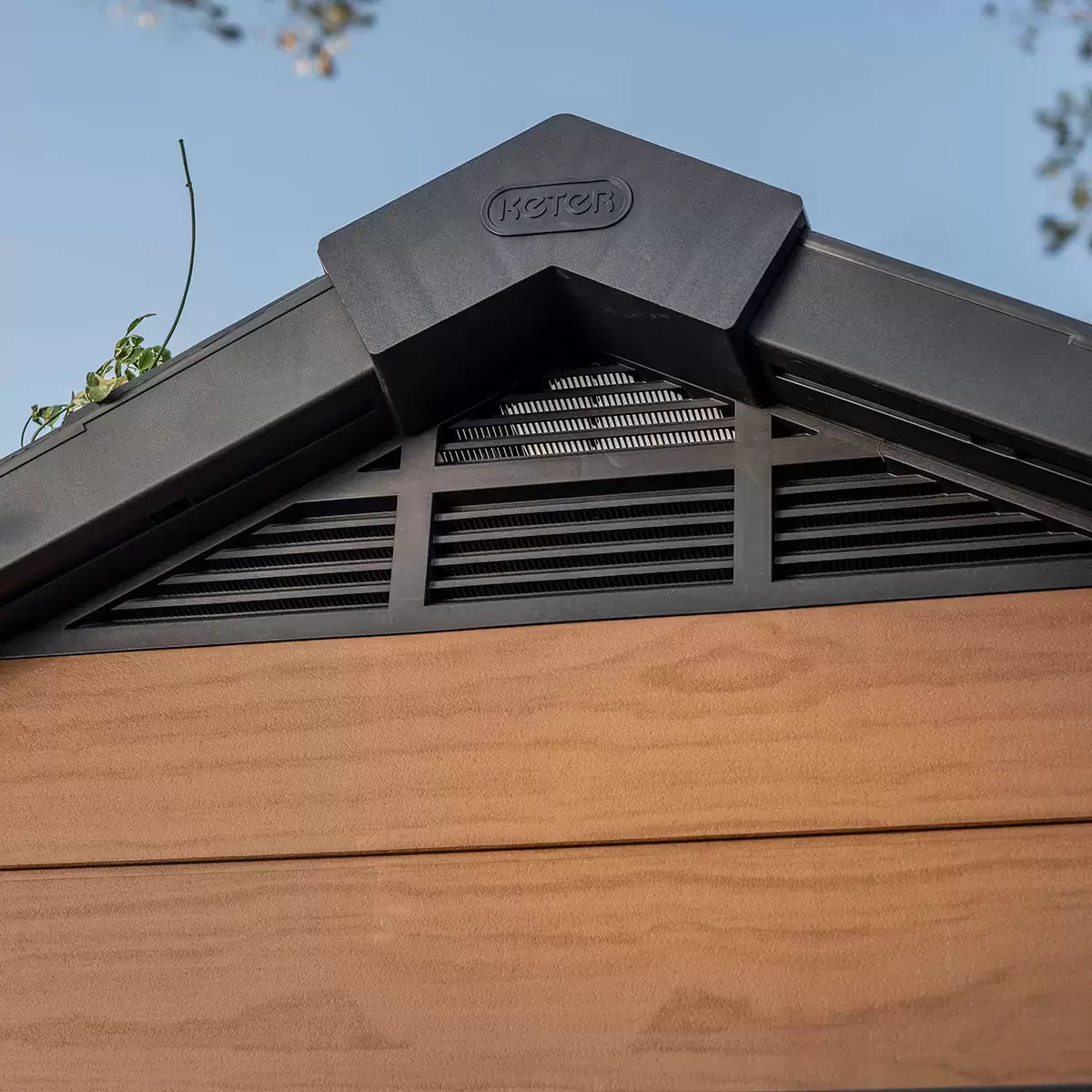 Keter Newton 7 x 9ft Double Door Outdoor Apex Plastic Garden Shed