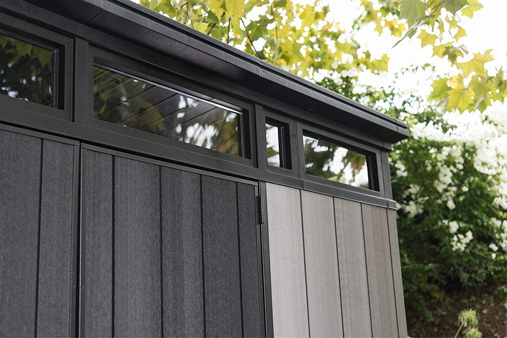 Keter Artisan 11 x 7ft Double Door Pent Outdoor Plastic Garden Shed