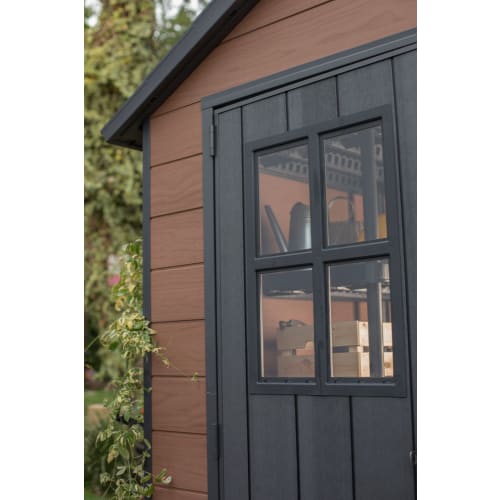 Keter Newton 7 x 11ft Double Door Outdoor Apex Plastic Garden Shed