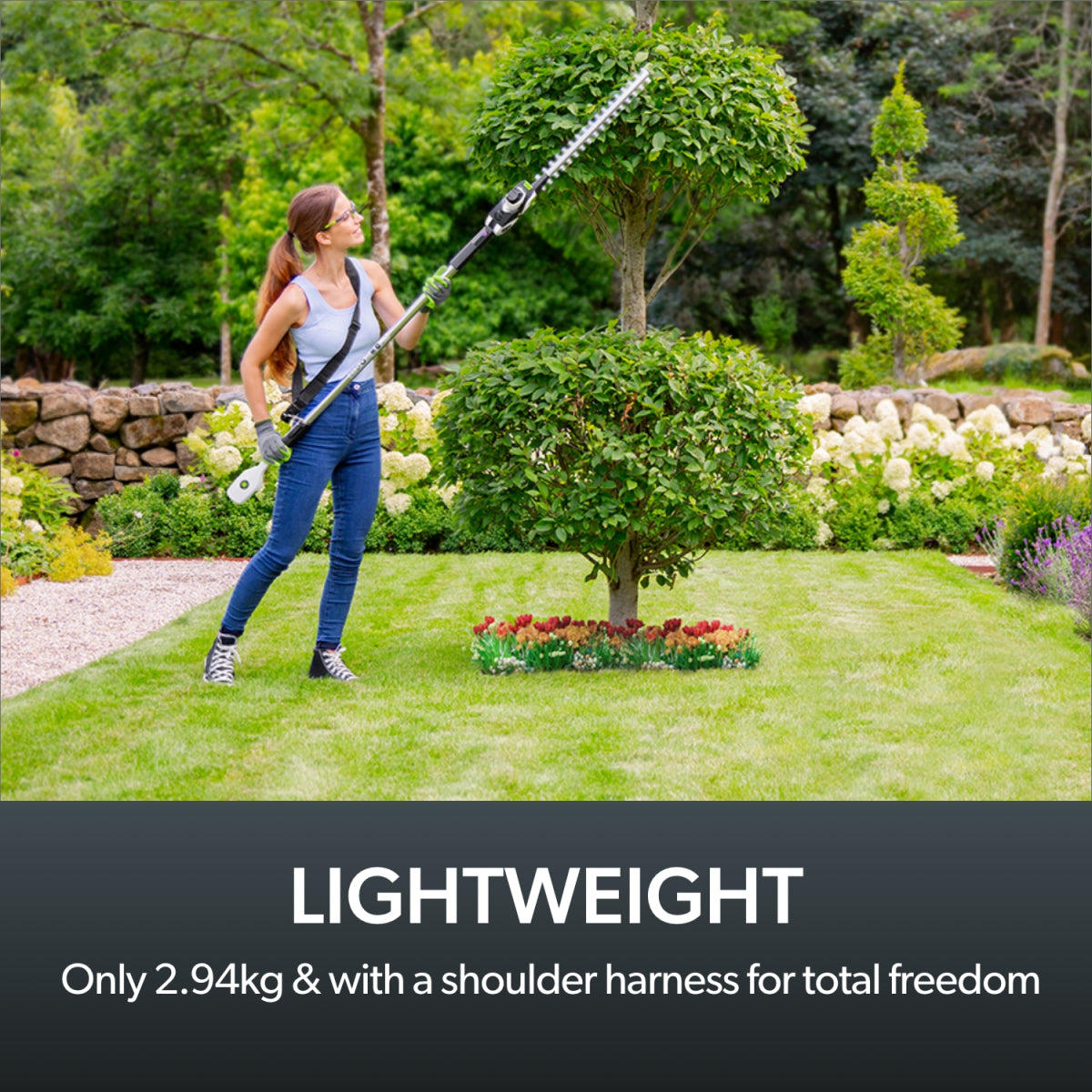 Gtech Long Reach Hedge Trimmer HT50